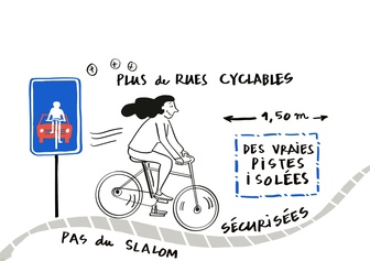 Plus de rues cyclables 